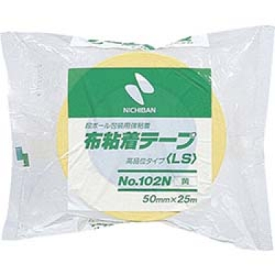 日本米其邦 NICHIBAN     102N2-50 ニチバン　布粘着テープ１０２Ｎ黄５０ミリ