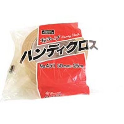 オカモト（株）粘着製品部 451-50 オカモト　布テープハンディクロス　Ｎｏ．４５１