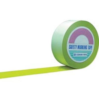 （株）日本緑十字社 GT-501Y 緑十字　ガードテープ　１００ｍ　黄