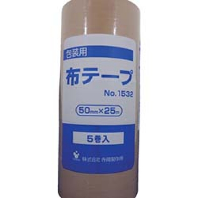 （株）寺岡製作所 1532 C-50X25-5S ＴＥＲＡＯＫＡ　ライトオリーブテープ　ＮＯ．１５３２　５０ｍｍ×２５Ｍ　（５巻）