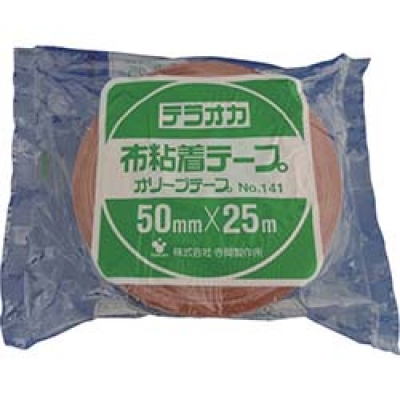 （株）寺岡製作所 141 50X25 ＴＥＲＡＯＫＡ　オリーブテープ　ＮＯ．１４１　５０ｍｍＸ２５Ｍ