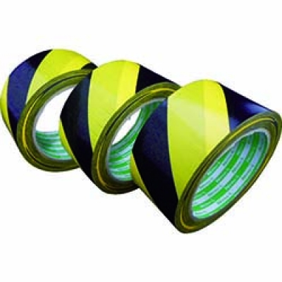 日東エルマテリアル（株） P-YB50 日東エルマテ　プリント養生テープ　Ｐ－ＹＢ　５０ｍｍＸ２５Ｍ　イエロー／ブラック