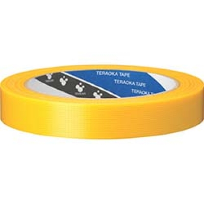 （株）寺岡製作所 4142 Y-18X25 ＴＥＲＡＯＫＡ　Ｐ－カットテープ　ＮＯ．４１４２　黄　１８ｍｍＸ２５Ｍ