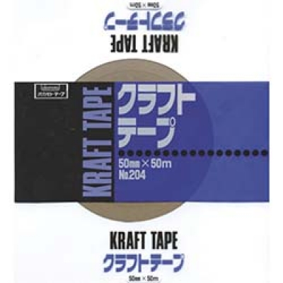 オカモト（株）粘着製品部 20438S オカモト　クラフトテープ　ＮＯ２０４　３８ミリ　シュリンク包装