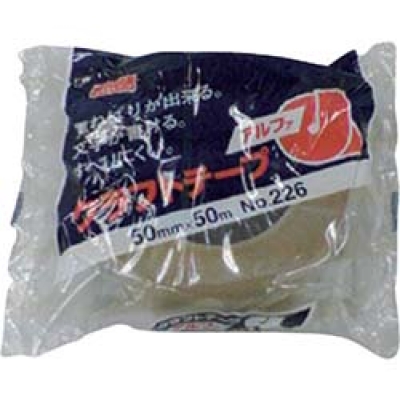 オカモト（株）粘着製品部 22650 オカモト　クラフトテープ　ＮＯ２２６　アルファ　クリーム　５０ミリ