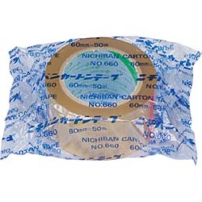 日本米其邦 NICHIBAN     660-60 ニチバン　カートンテープ６６０透明６０ミリ