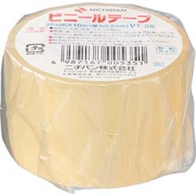 日本米其邦 NICHIBAN     VT-38 ニチバン　ビニールテープ透明３８ｍｍＸ１０ｍ　１巻