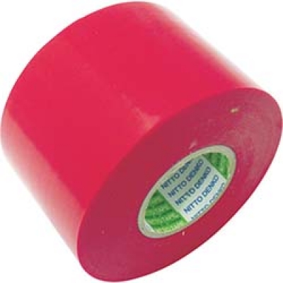 日东电工 NITTO  21R-75R 日東　ビニールテープＮｏ．２１トク　０．２ｍｍ×７５ｍｍ×２０ｍ　赤　２巻入り