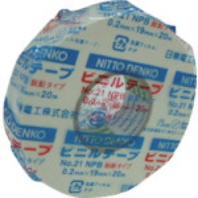 日东电工 NITTO  21R-10（W） 日東　ビニールテープ　ＮＯ．２１　１９ｍｍＸ１０ｍ　白
