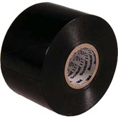 美国 3M  電力マーケット営業部 117 BLA 50X20 ３Ｍ　ビニールテープ　１１７　黒　５０ｍｍＸ２０ｍ