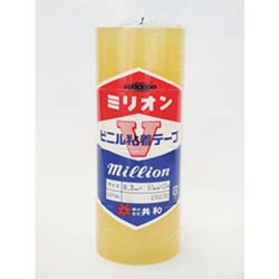 （株）共和 HF-700 共和　ミリオン　ビニルテープ　５０ｍｍ×２０ｍ　透明　４巻入り