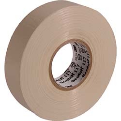 美国 3M  電力マーケット営業部 117 BEI 20 10P ３Ｍ　ビニールテープ　１１７　ベージュ　１９ｍｍＸ２０ｍ　１０巻入り