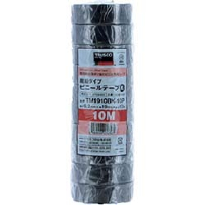 日本中山 TRUSCO  TM1910B-10P ＴＲＵＳＣＯ　脱鉛タイプ　ビニールテープ　１９Ｘ１０ｍ　青　１０巻入り