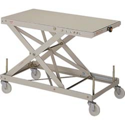 丸善精工（株） LH-50-1 丸善　ローハイシステムベース　有段階式　スチール製　７５０Ｘ４０１ｍｍ　移動式