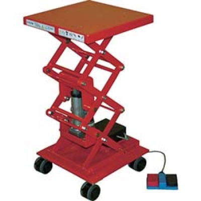 日本中山 TRUSCO  HDC-W1044B-C ＴＲＵＳＣＯ　テーブルリフト　電動Ｂねじ　化粧板４５０Ｘ４５０　車輪付