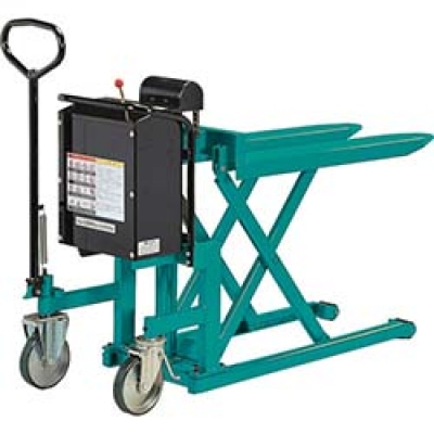 （株）スギヤス LV100WET ビシャモン　スクーパー（バッテリー上昇式）　脱着式テーブル付