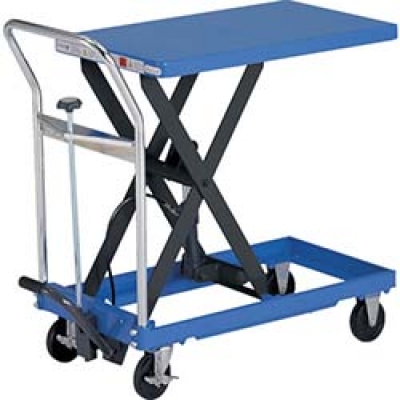 日本中山 TRUSCO  HLFN-500B ＴＲＵＳＣＯ　ハンドリフター　５００ｋｇ　６００Ｘ９００　ブルー