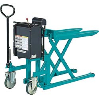 （株）スギヤス LV-100E ビシャモン　スクーパー（バッテリー上昇式）