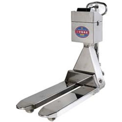 日本中山 TRUSCO  HLAN-700J ＴＲＵＳＣＯ　ハンドリフター　７００ｋｇ　６００Ｘ１０５０　電動昇降式　蛇腹付