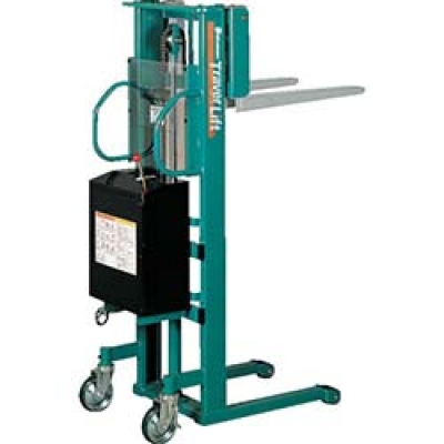 （株）スギヤス STL38E ビシャモン　トラバーリフト（バッテリー上昇式）