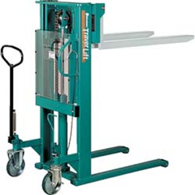 （株）スギヤス ST80 ビシャモン　トラバーリフト（手動油圧式）