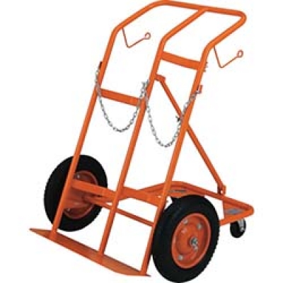 日本中山 TRUSCO  HT-65N TRUSCO ボンベ台車 四輪安定型 酸素・アセチレンボンベ二本積用