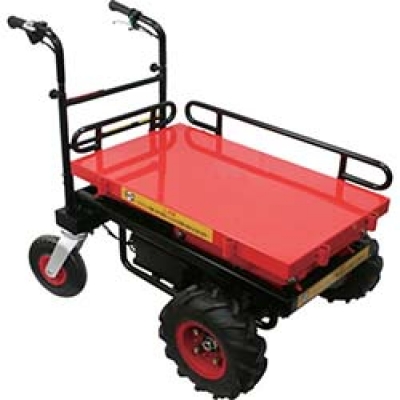 （株）ホームクオリティ PC020-04 ホームクオリティ　電動四輪リフト付運搬車　ＰＣリフター１０２０