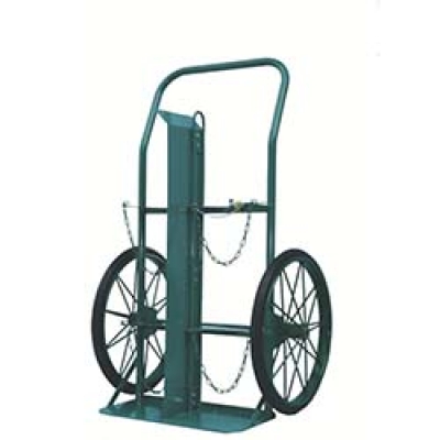 カミマル(株) KU-O KS ボンベ運搬車(大車輪型)酸素7000L容器、アセチレン7.0kg容器用