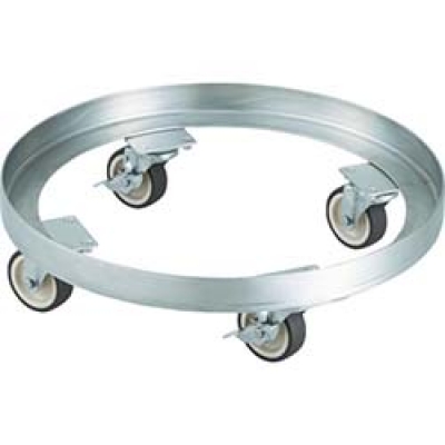 日本中山 TRUSCO  SDA-100-SNU TRUSCO SUS304 A型ドラム缶台車 100L ステン金具 NU車輪