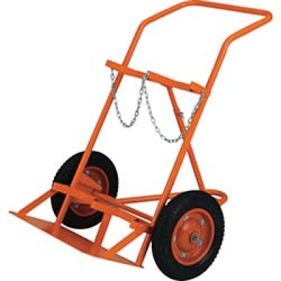 日本中山 TRUSCO  HT-64N TRUSCO ボンベ台車 三輪小回り型 酸素・アセチレンボンベ二本積用