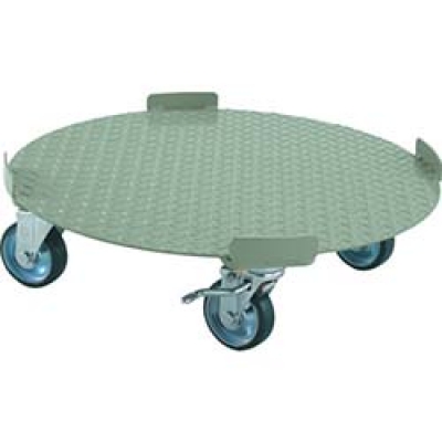 日本中山 TRUSCO  RB-300S TRUSCO 円形台車 4点ガイド型 荷重300kg 台寸Φ610 S付