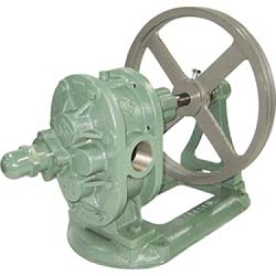 （株）亀嶋鐵工所 ME-2V 2 ＮＫ　ギヤーポンプ　（安全弁付・単独ベース型）