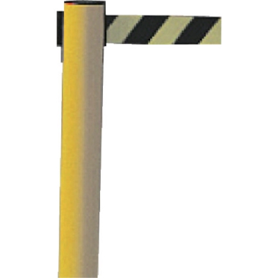 ユニット（株） 870-82 ユニット　リールベルトポール（屋外用）本体黄　６３Ф×９４０Ｈ