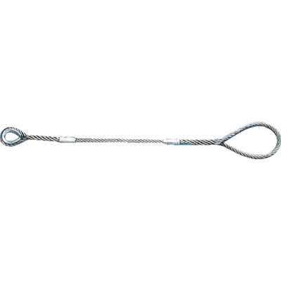 日本中山 TRUSCO  GRB-6S1 ＴＲＵＳＣＯ　Ｗスリング　Ｂタイプ　片端シンブル入り　６ｍｍＸ１ｍ