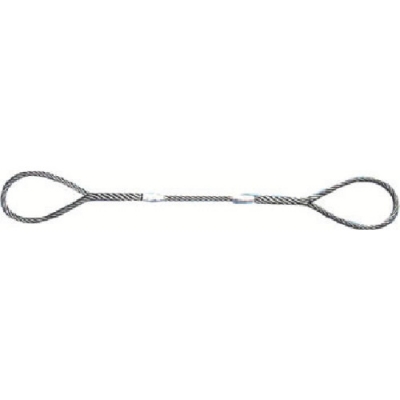 （株）スリーエッチ ST9MMX6M ＨＨＨ　サツマロック玉掛ワイヤー　メッキ９ｍｍ×６ｍ