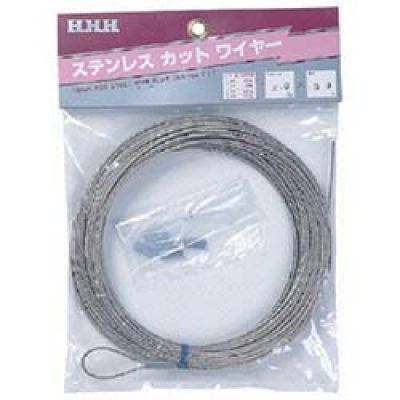 （株）スリーエッチ ST9MMX3M ＨＨＨ　サツマロック玉掛ワイヤー　メッキ９ｍｍ×３ｍ