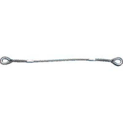 日本中山 TRUSCO  GRE-6S1.5 ＴＲＵＳＣＯ　Ｗスリング　Ｅタイプ　両端シンブル入り　６ｍｍＸ１．５ｍ