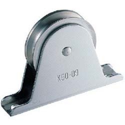 （株）スリーエッチ K50-09 ＨＨＨ　ステンレス固定ブロック　オープンタテ型一車　５０ｍｍ