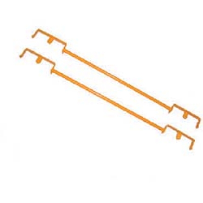 （株）スリーエッチ PTH15 ＨＨＨ　パレットツール用幅止金具１．２ｍ　２本組