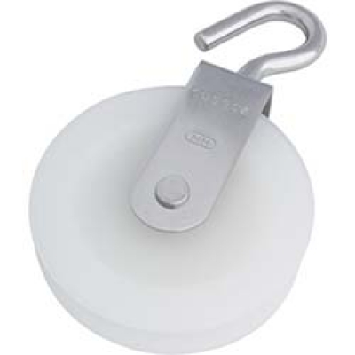 日本水本 MIZUMOTO  B-1338 水本　ナイロンプーリー　使用ロープ径φ～９ｍｍ　（１個＝１袋）