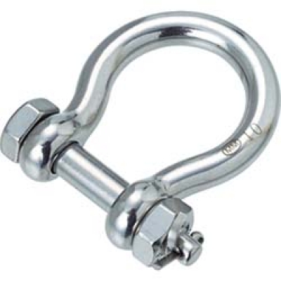 日本中山 TRUSCO  TOBS-8 ＴＲＵＳＣＯ　ステンレス　オタフクボルト止めシャックル　（１個＝１袋）