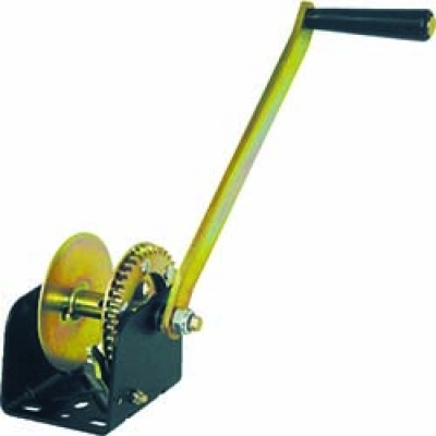 （株）スリーエッチ MW100 ＨＨＨ　ハンドウインチ　爪ブレーキ式１００ｋｇ