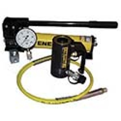 エナパック（株） P392AL-RAC202 エナパック　アルミ単動シリンダ・軽量アルミ手動ポンプセット