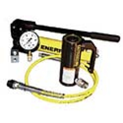 エナパック（株） P392AL-RAC204 エナパック　アルミ単動シリンダ・軽量アルミ手動ポンプセット