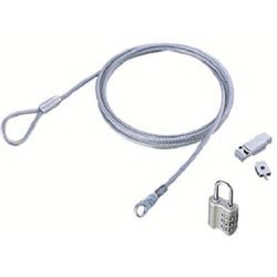 日本 ELECOM  ESL-12 エレコム　シリアルポート対応セキュリティワイヤー／シリンダ錠タイプ