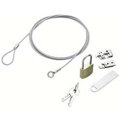 日本 ELECOM  ESL-25R エレコム　セキュリティスロット対応＆専用取り付けパーツ付属セキュリティワイヤー