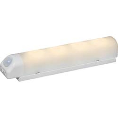 IRIS 　ＬＥＤ事業本部 BSL40WL-W ＩＲＩＳ　乾電池式ＬＥＤ屋内センサーライト　ホワイト　ウォールタイプ　電球色