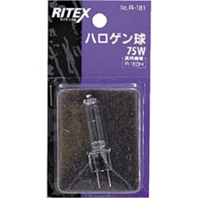 （株）ムサシ R-181 ライテックス　替球（７５Ｗ）