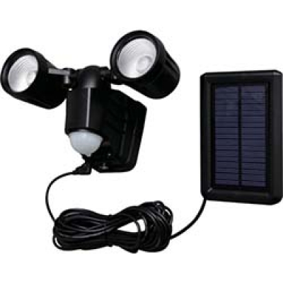 IRIS 　ＬＥＤ事業本部 LSL-SBTN-200 ＩＲＩＳ　ソーラー式センサーライト　２００ｌｍ　白色　２灯式