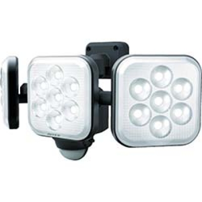 （株）ムサシ LED-AC3024 ムサシ　８Ｗ×３灯　フリーアーム式ＬＥＤセンサーライト